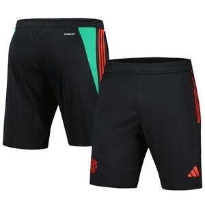 Adidas Manchester United Men’s Soccer Training AEROREADY Shorts Black Sz 3XL 2XL